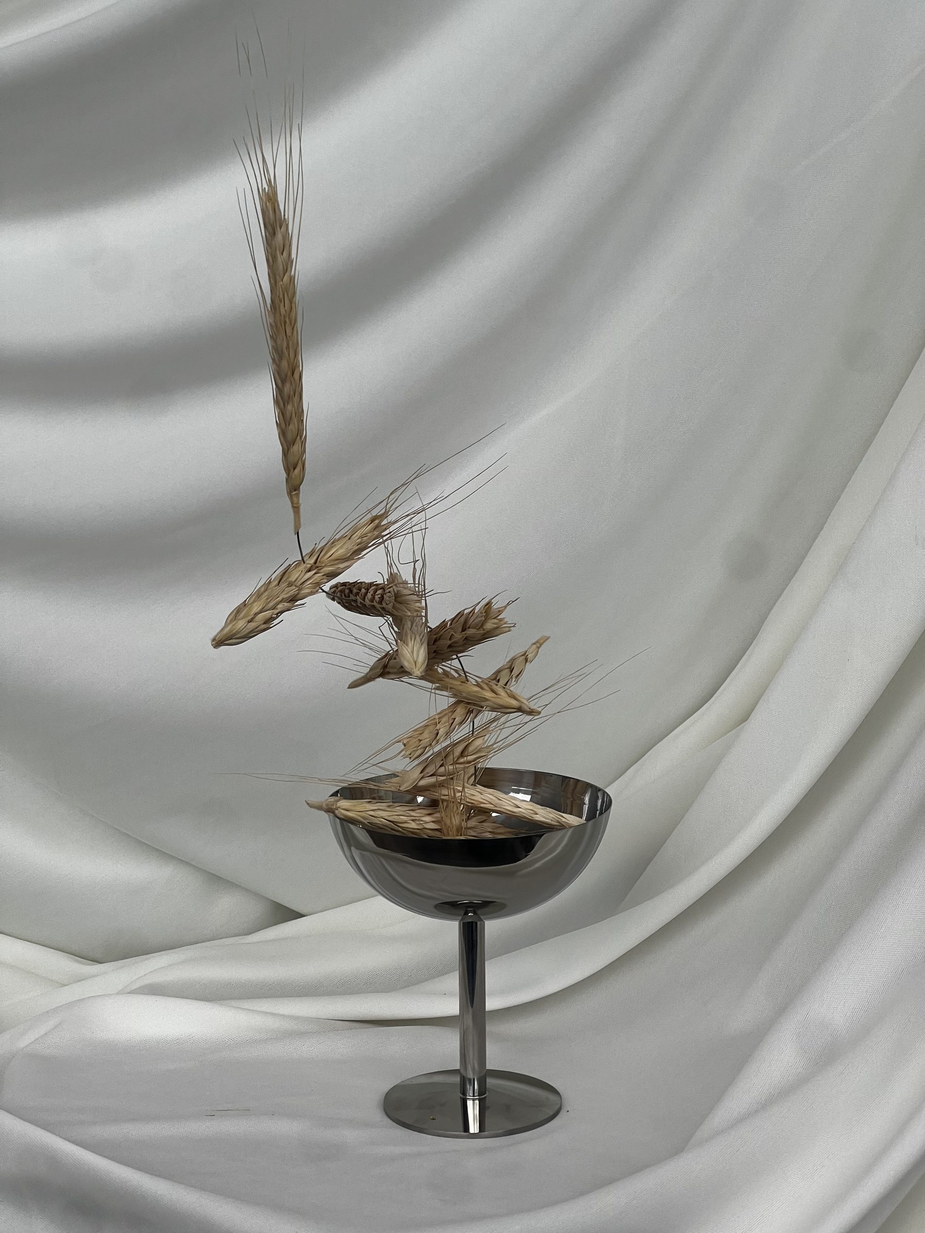 Floral art installation