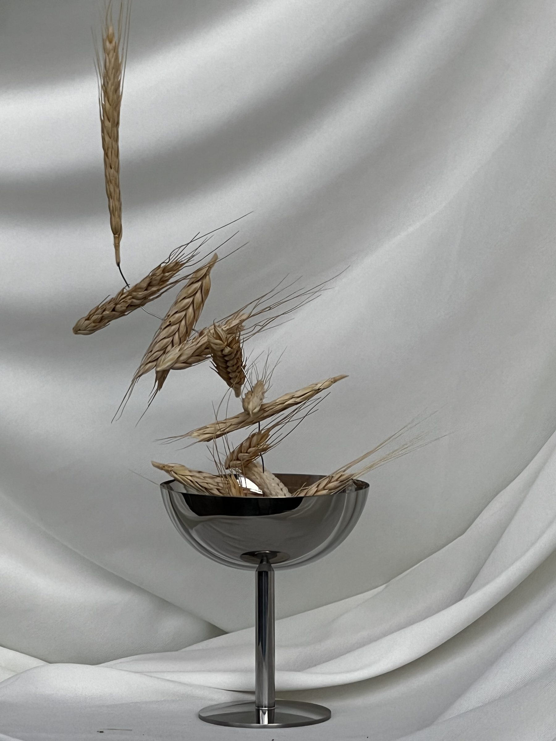 Floral art installation