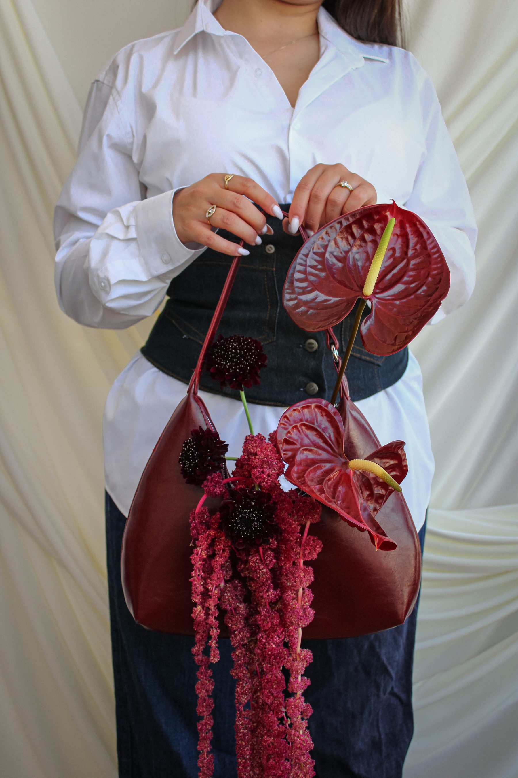 Floral art installation