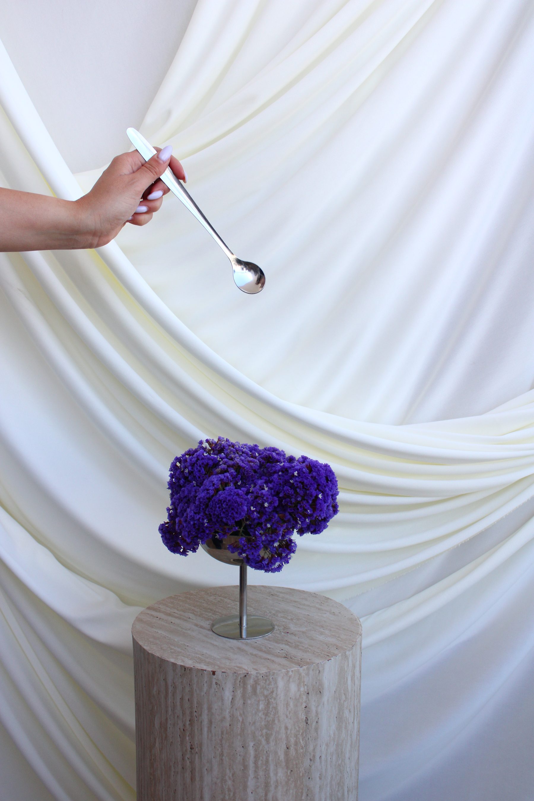 Floral art installation