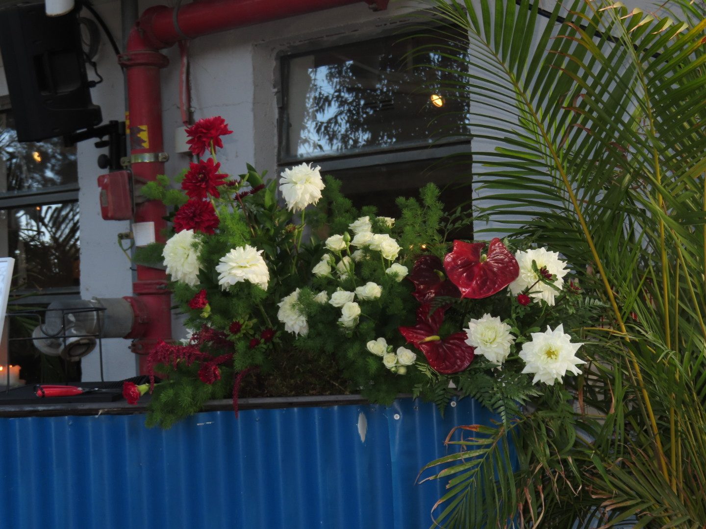 Bar floral arrangement