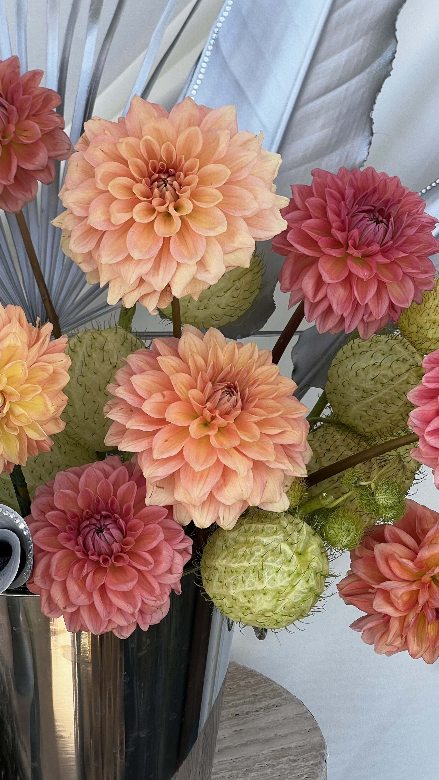 Bar floral arrangement