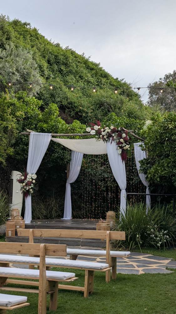 Chuppah ceremony arch