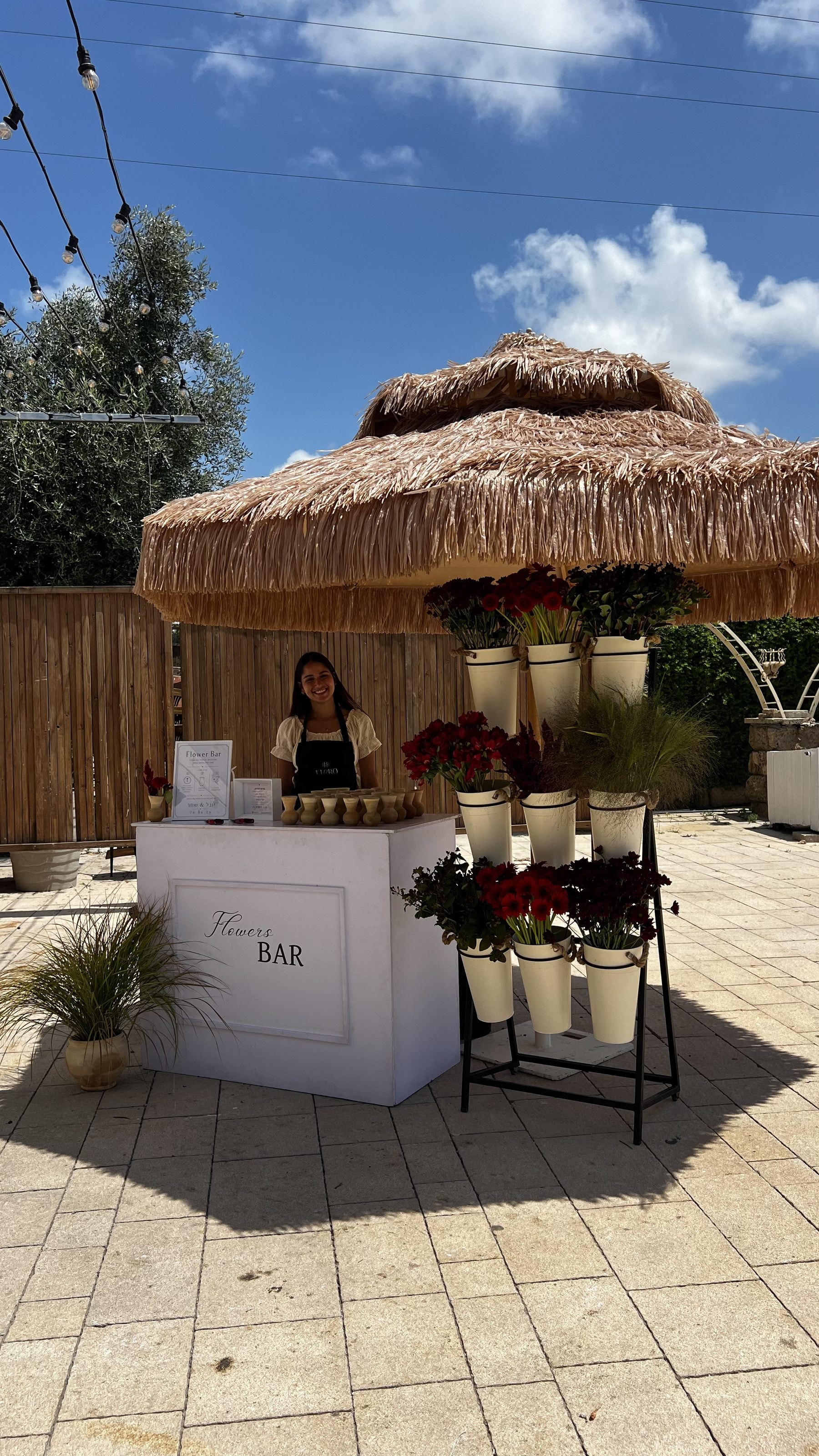 Flower bar arrangement