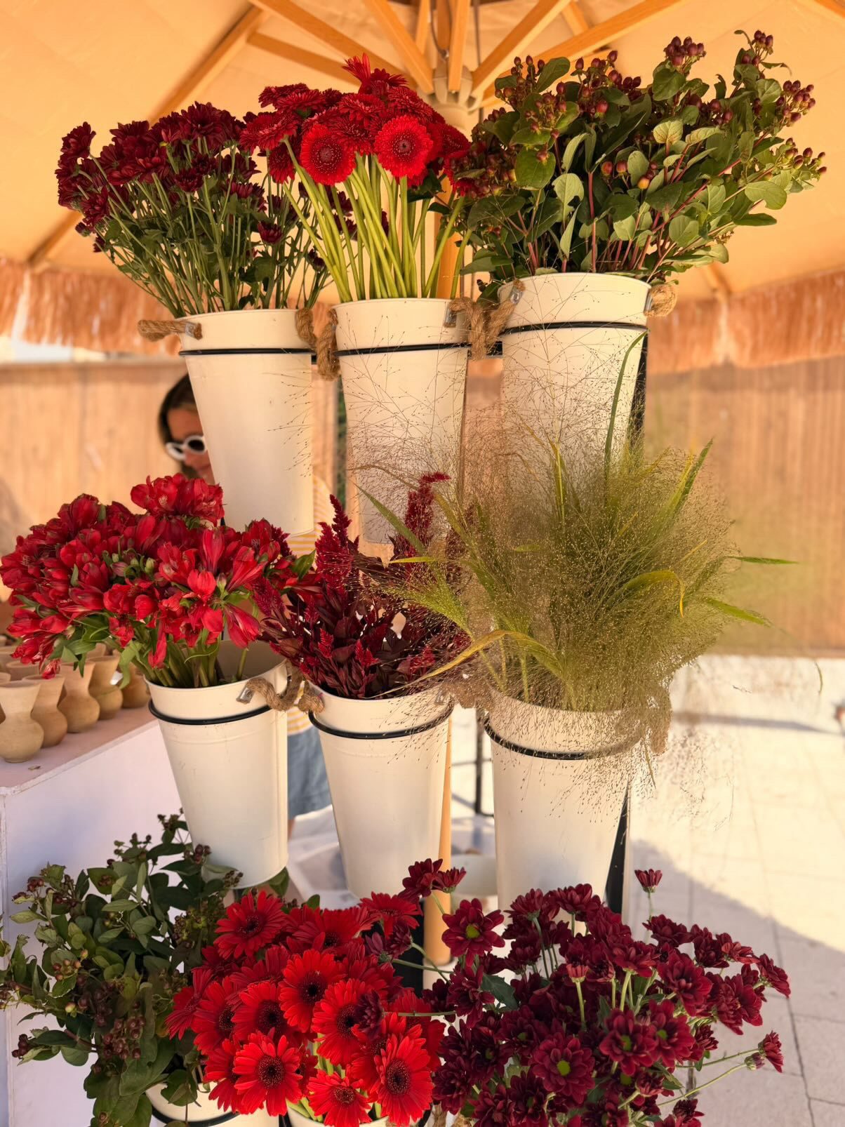 Flower bar arrangement