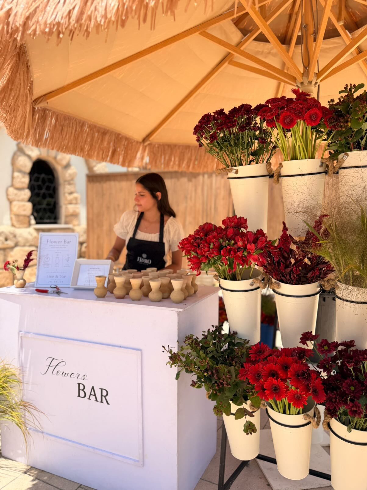 Flower bar arrangement